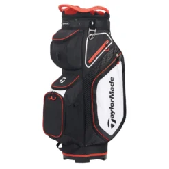 TaylorMade 8.0 Golf Cart Bag - Black/White/Red