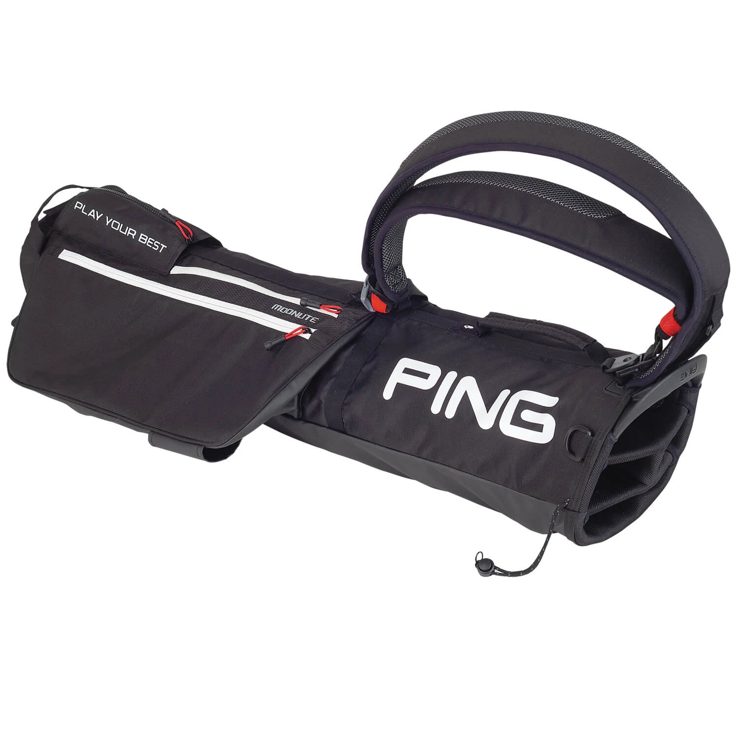 Ping Moonlite Carry Bag - Black/Scarlett 1 Ping Moonlite Carry Bag - Black/Scarlett