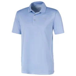Puma Rotation Solid Golf Polo - Blue Bell