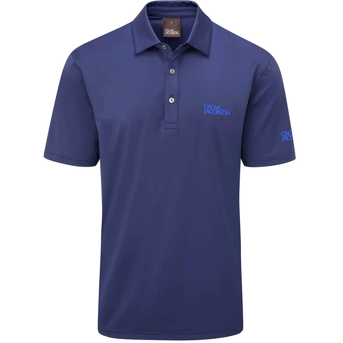 Oscar Jacobson Chap Tour Mens Golf Polo Shirt - Navy 1 Oscar Jacobson Chap Tour Mens Golf Polo Shirt - Navy