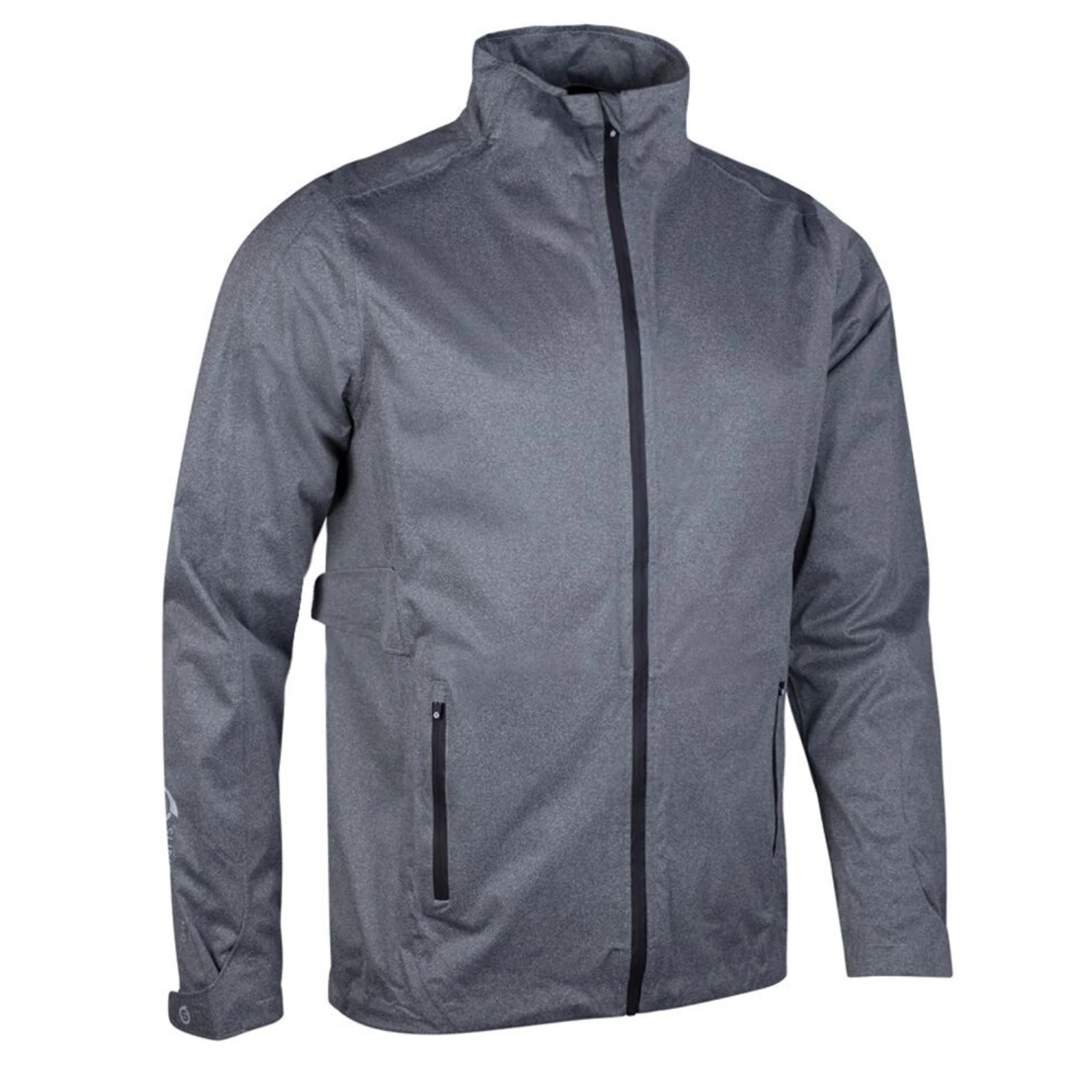 Sunderland Whisperdry Pro-Lite Waterproof Golf Jacket - Gunmetal Marl/Black 1 Sunderland Whisperdry Pro-Lite Waterproof Golf Jacket - Gunmetal Marl/Black