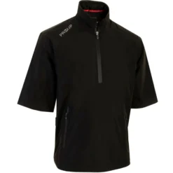 ProQuip Tempest Half Sleeve Golf Waterproof Jacket - Black