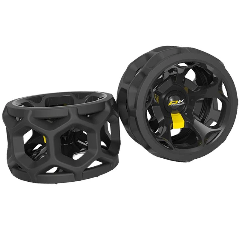 PowaKaddy Winter Wheels Black 1 PowaKaddy Winter Wheels Black