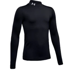 Under Armour Youth Coldgear Base Layer Mock - Black