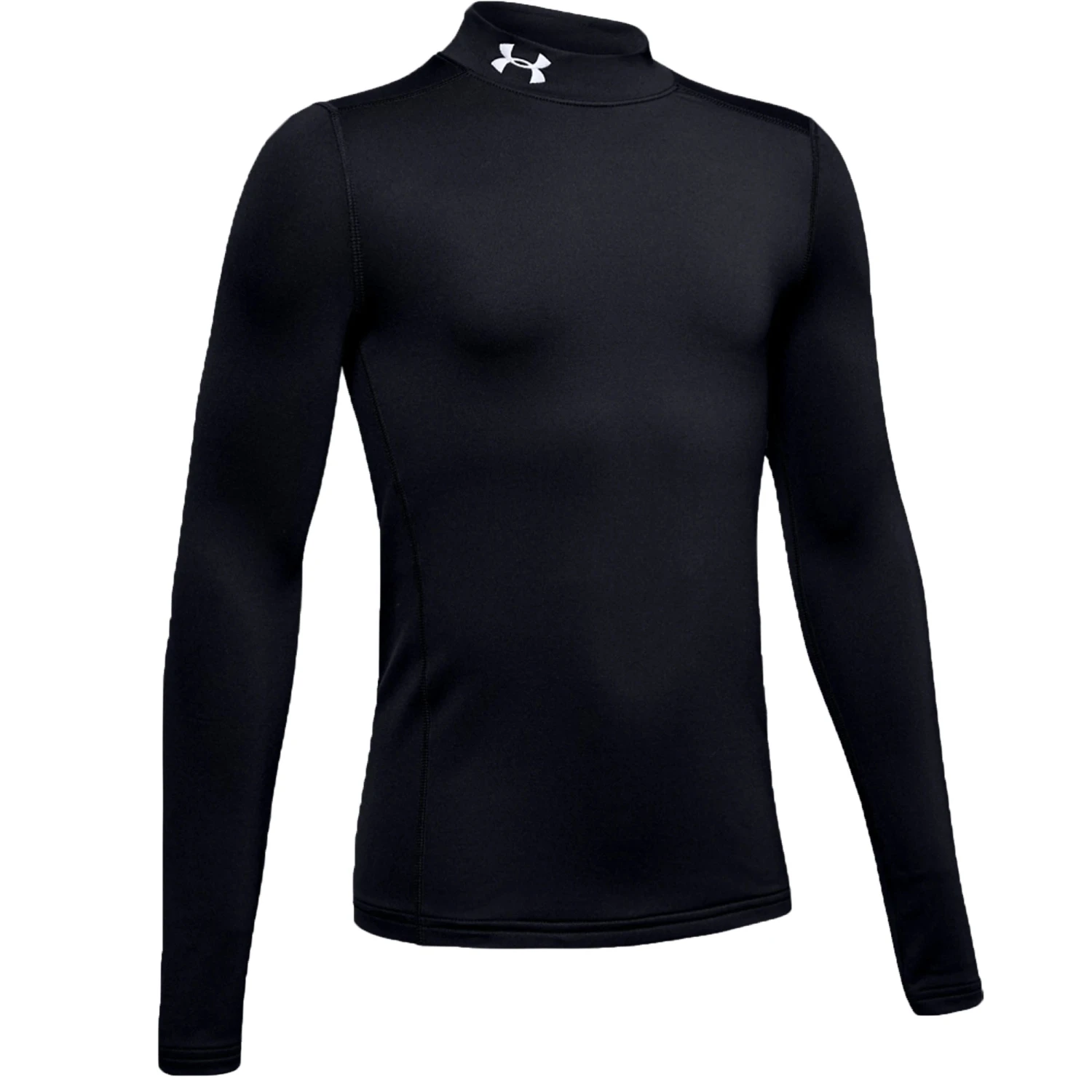 Under Armour Youth Coldgear Base Layer Mock - Black 1 Under Armour Youth Coldgear Base Layer Mock - Black