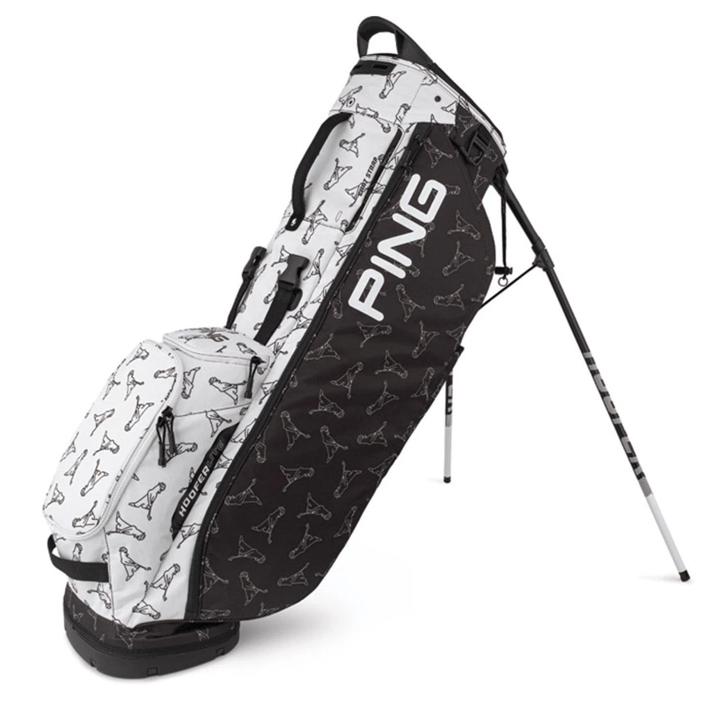 Hoofer Lite 201 Golf Stand Bag - Mr Ping 1 Hoofer Lite 201 Golf Stand Bag - Mr Ping