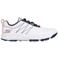 Skechers Torque Spiked Golf Shoe - White/Navy/Red