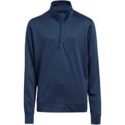 Adidas Boys Quarter Zip Solid Golf Jacket