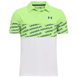 Under Armour Boys Performance Wordmark Golf Polo