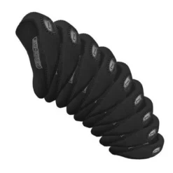 Longridge EzeCover Iron Golf Covers 10Pcs - 4-GW - Black 5 Longridge EzeCover Iron Golf Covers 10Pcs - 4-GW - Black -Golf Gear Store 127333 1620140096 03660