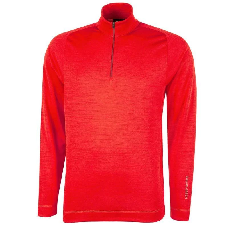 Galvin Green Dixon Insula Half Zip Golf Pullover - Red 1 Galvin Green Dixon Insula Half Zip Golf Pullover - Red