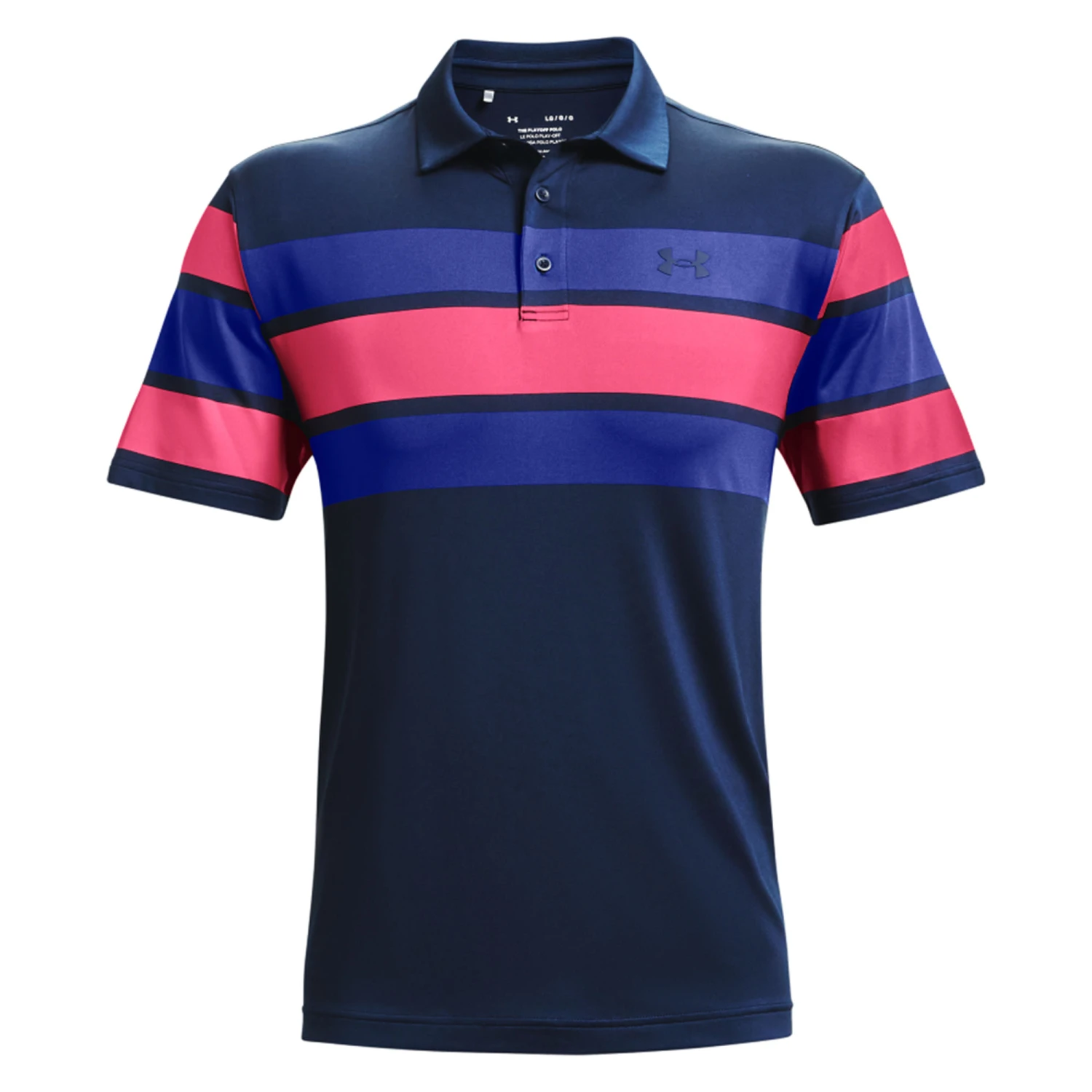 Under Armour Playoff 2.0 Polo Shirt - Navy/Purple 1 Under Armour Playoff 2.0 Polo Shirt - Navy/Purple