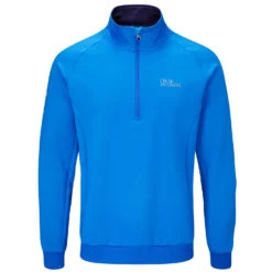 Oscar Jacobson Trent Tour Mid Layer Golf Sweater - Royal Blue