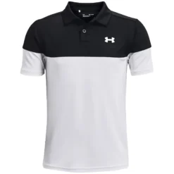 Under Armour Boys Performance Blocked Golf Polo