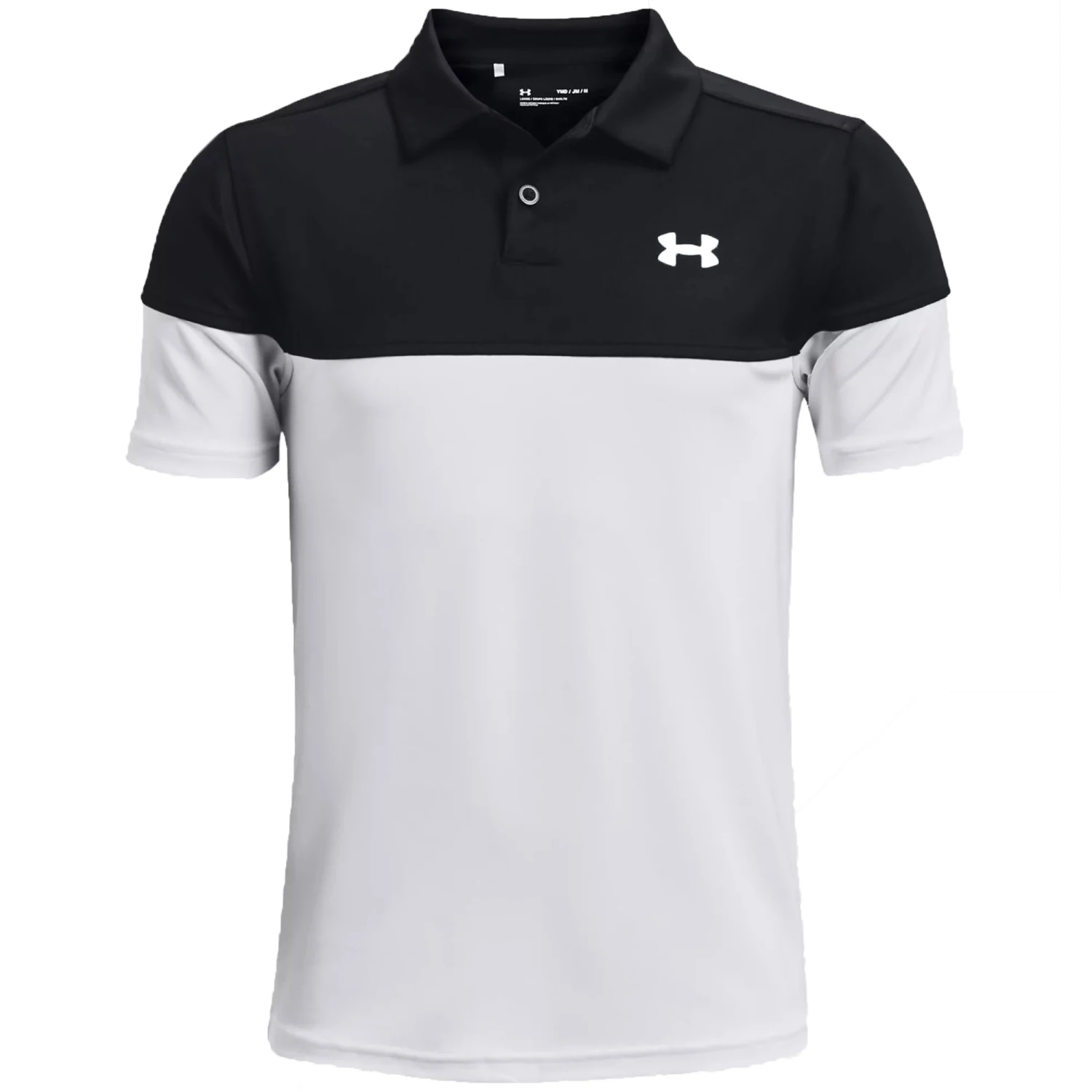Under Armour Boys Performance Blocked Golf Polo 1 Under Armour Boys Performance Blocked Golf Polo