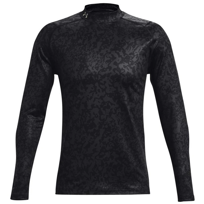 Under Armour ColdGear Infrared Long Sleeve Golf Mock Base Layer - Black 1 Under Armour ColdGear Infrared Long Sleeve Golf Mock Base Layer - Black
