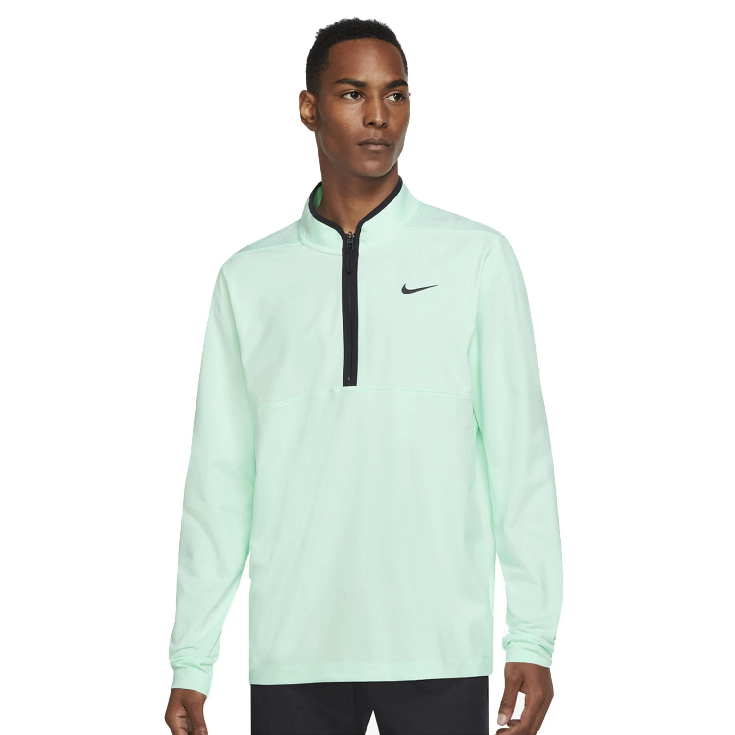 Nike Dri-Fit Victory Heathered Half Zip Golf Top - Mint 1 Nike Dri-Fit Victory Heathered Half Zip Golf Top - Mint