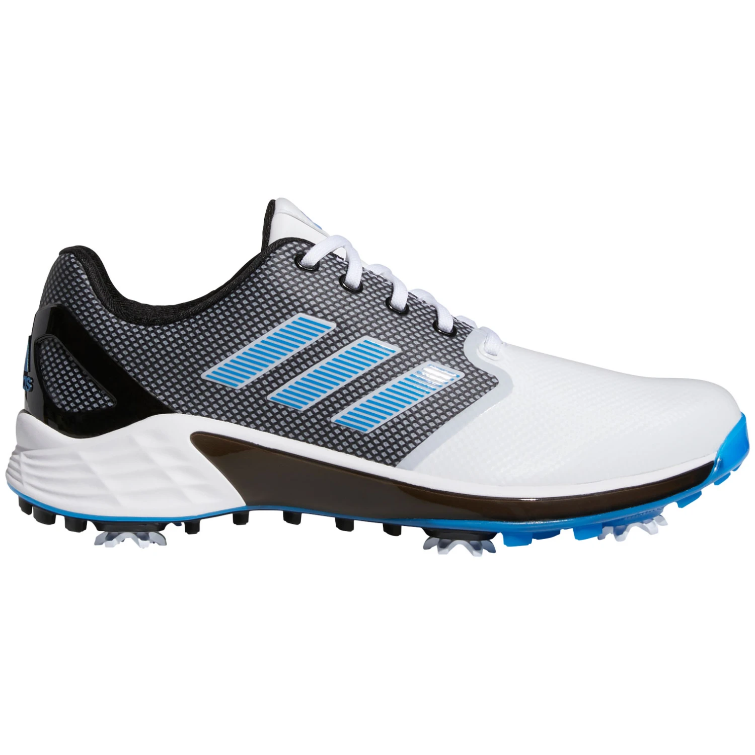 Adidas ZG21 Golf Shoes - White/Blue/Black 1 Adidas ZG21 Golf Shoes - White/Blue/Black