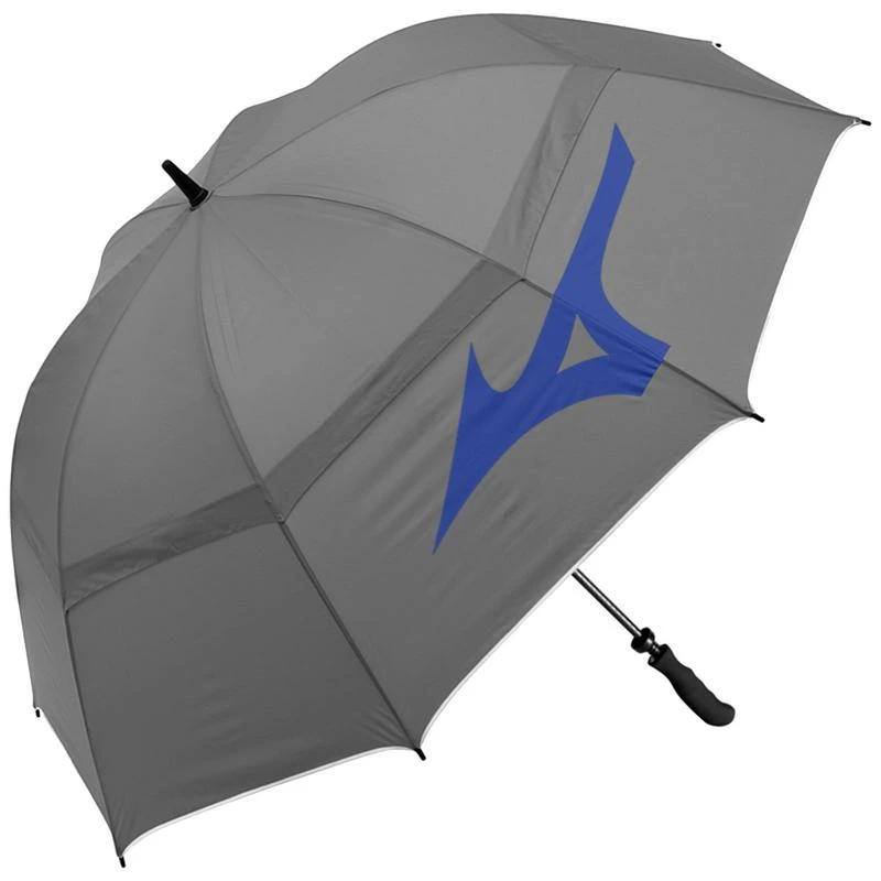 Mizuno Twin Canopy 55'' Golf Umbrella - Grey 1 Mizuno Twin Canopy 55'' Golf Umbrella - Grey