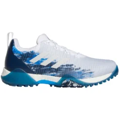 Adidas Code Chaos Golf Shoes - White/Grey/Navy