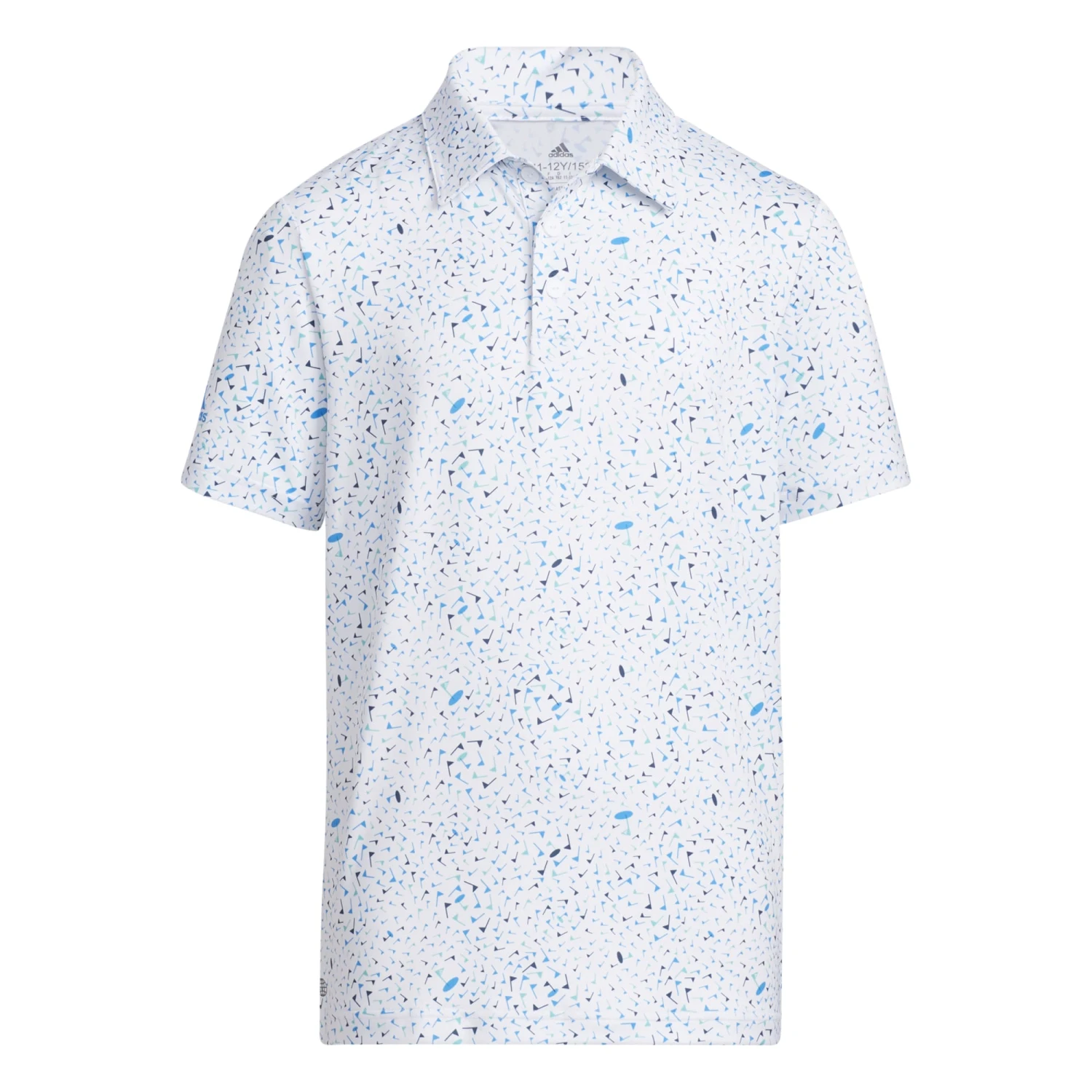 Adidas Boys Flag Print Golf Polo Shirt 1 Adidas Boys Flag Print Golf Polo Shirt