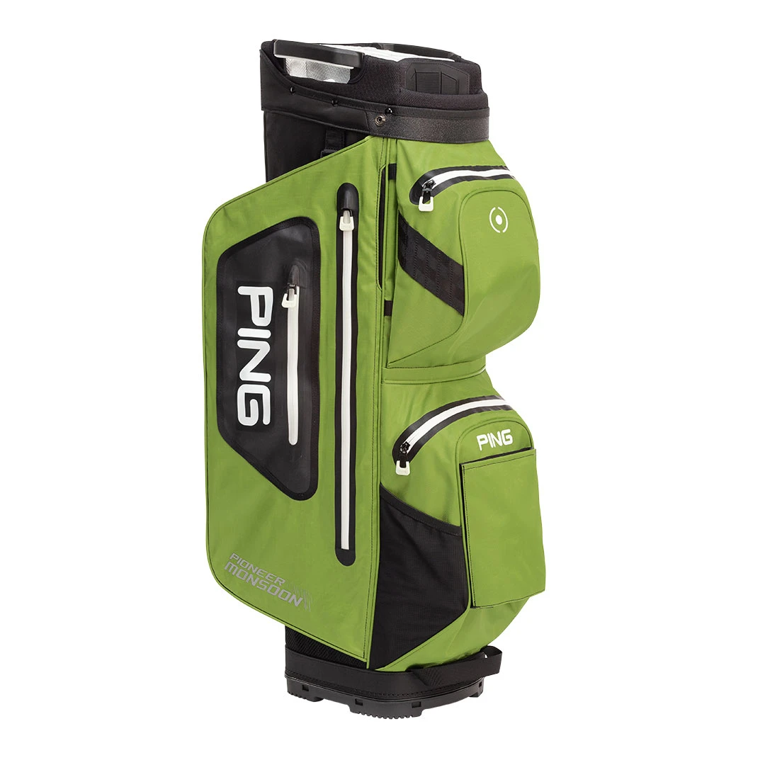 Ping Pioneer Monsoon Waterproof Golf Cart Bag - Olive/Black 1 Ping Pioneer Monsoon Waterproof Golf Cart Bag - Olive/Black