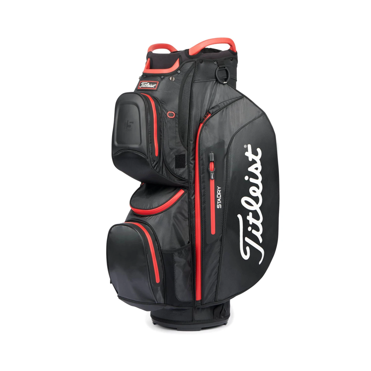 Titleist Cart 15 StaDry Golf Cart Bag - Black/Red 1 Titleist Cart 15 StaDry Golf Cart Bag - Black/Red
