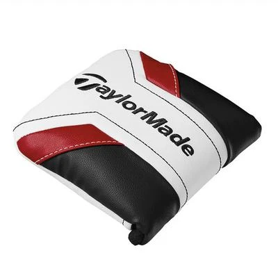 TaylorMade Spider Mallet Putter Cover - White/Black/Red 1 TaylorMade Spider Mallet Putter Cover - White/Black/Red