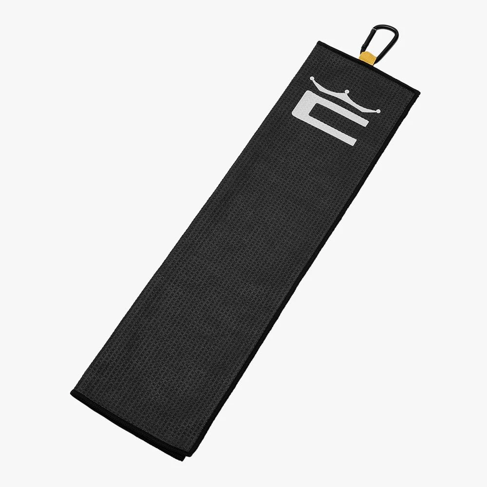 Cobra Tri Fold Golf Towel - Black 2 Cobra Tri Fold Golf Towel - Black - Image 2