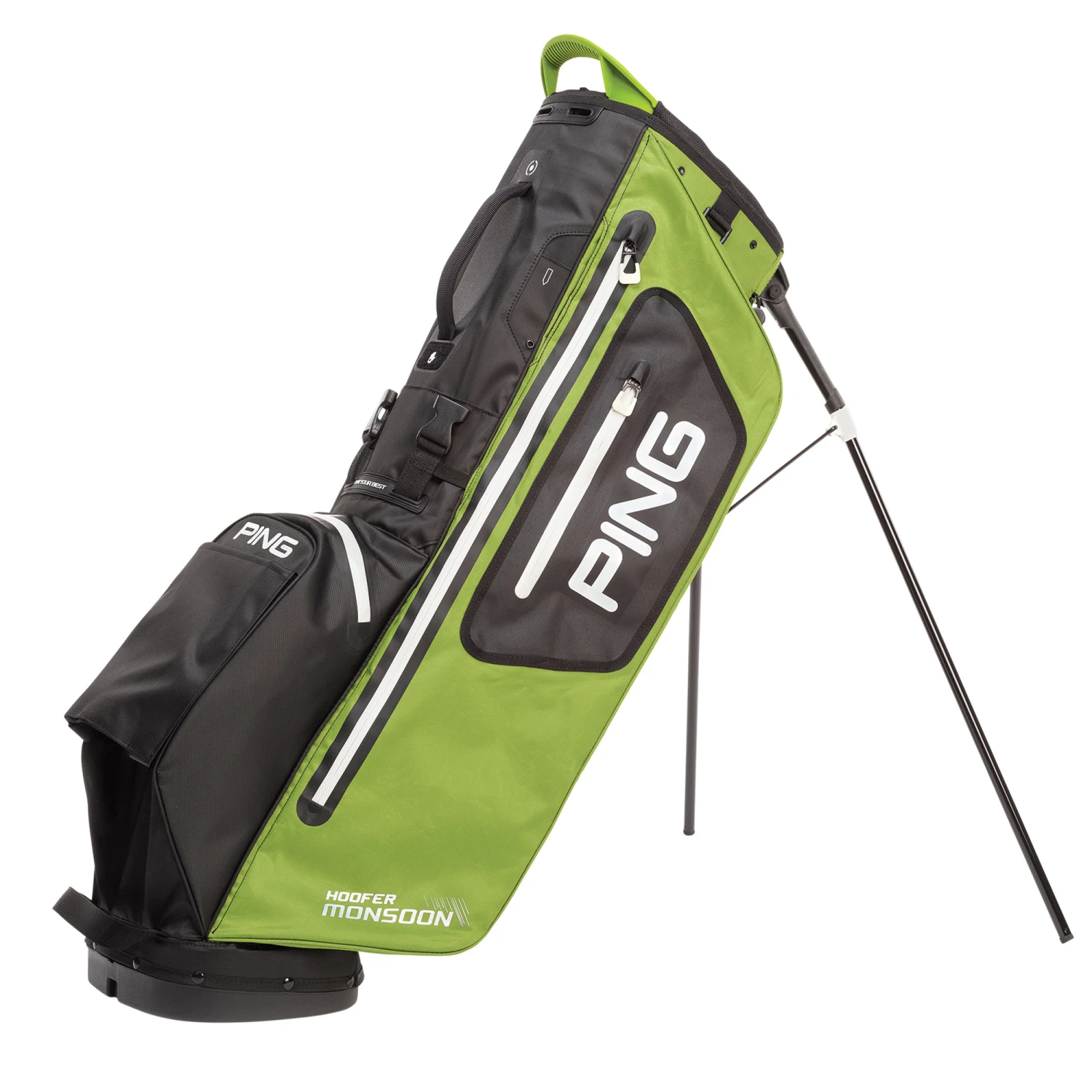 Ping Hoofer Monsoon Waterproof Golf Stand Bag - Olive 1 Ping Hoofer Monsoon Waterproof Golf Stand Bag - Olive