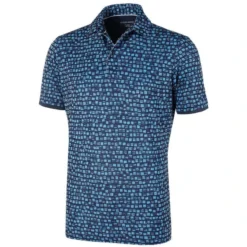 Galvin Green MACK Ventil8+ Golf Shirt - Navy/Niagara Blue