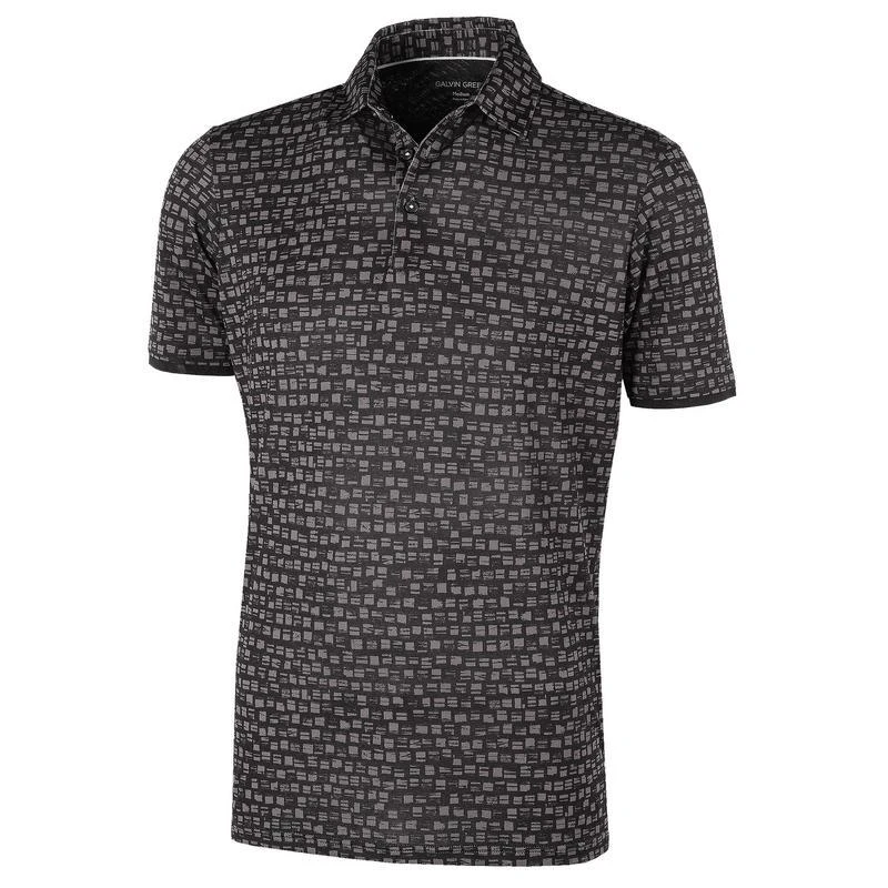 Galvin Green MACK Ventil8+ Golf Shirt - Black 1 Galvin Green MACK Ventil8+ Golf Shirt - Black