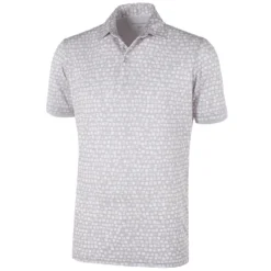 Galvin Green MACK Ventil8+ Golf Shirt - White/Grey