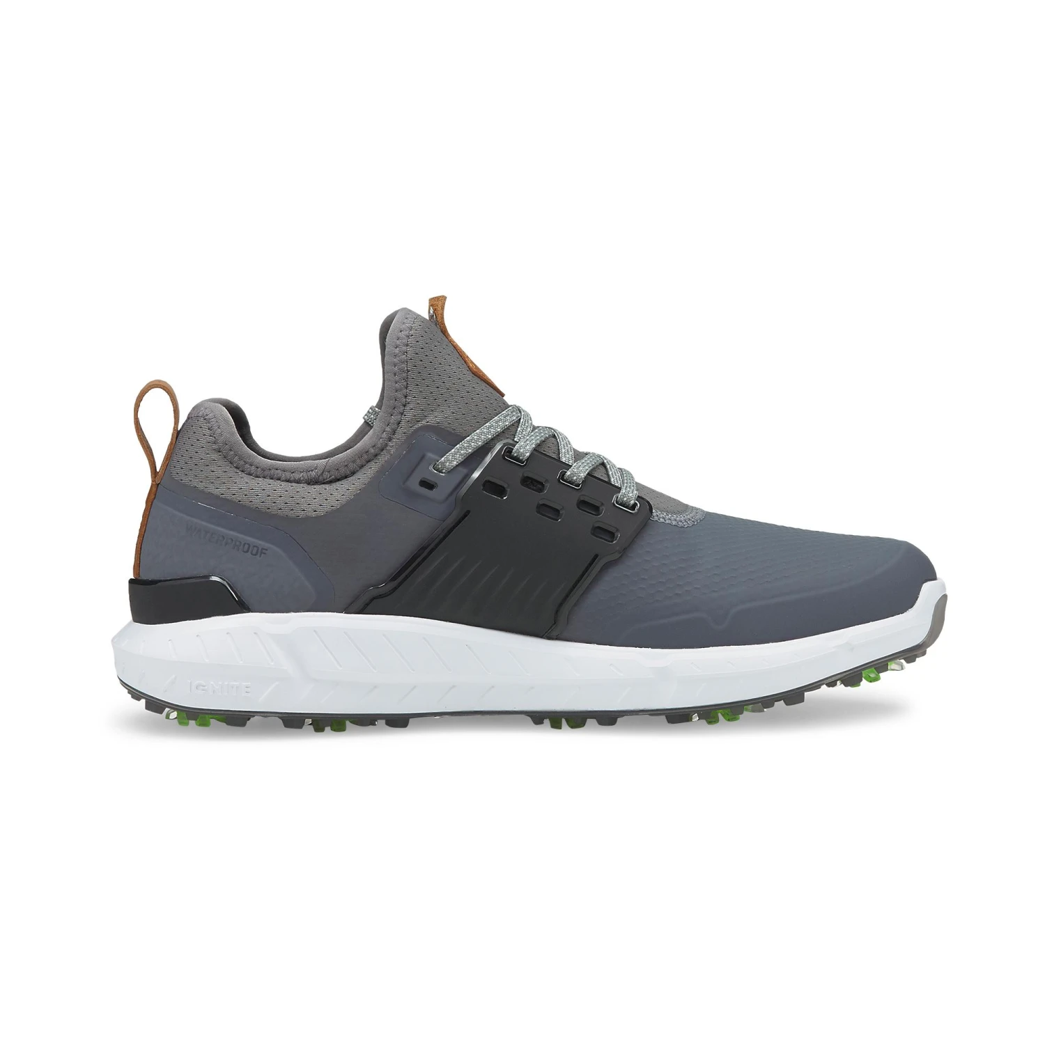 Puma Ignite Articulate Golf Shoes - Grey/Gold 1 Puma Ignite Articulate Golf Shoes - Grey/Gold