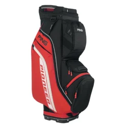 Ping Pioneer 214 Cart Bag - Red/Black