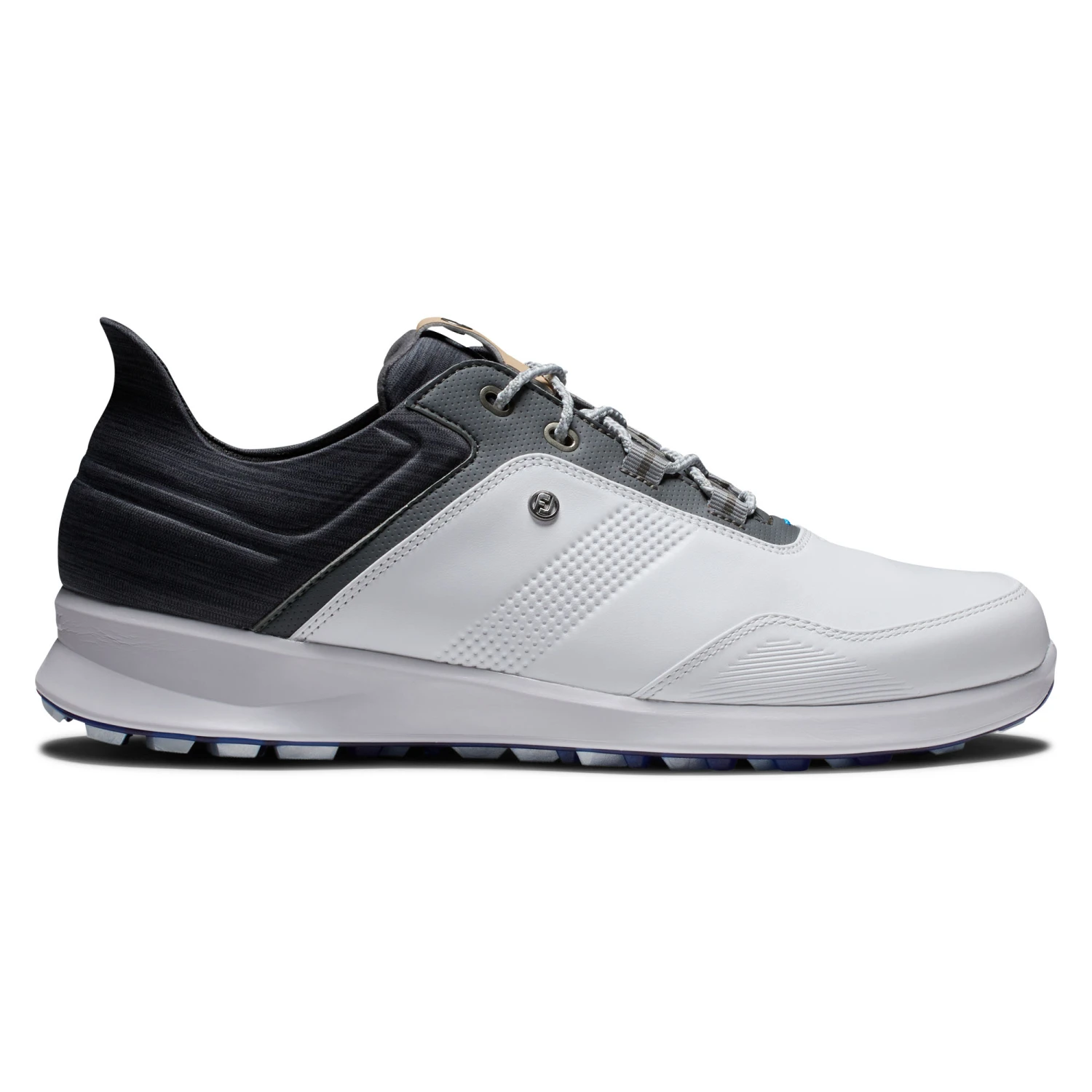 FootJoy Stratos Golf Shoe 2022 - White/Charcoal/Blue Jay 1 FootJoy Stratos Golf Shoe 2022 - White/Charcoal/Blue Jay