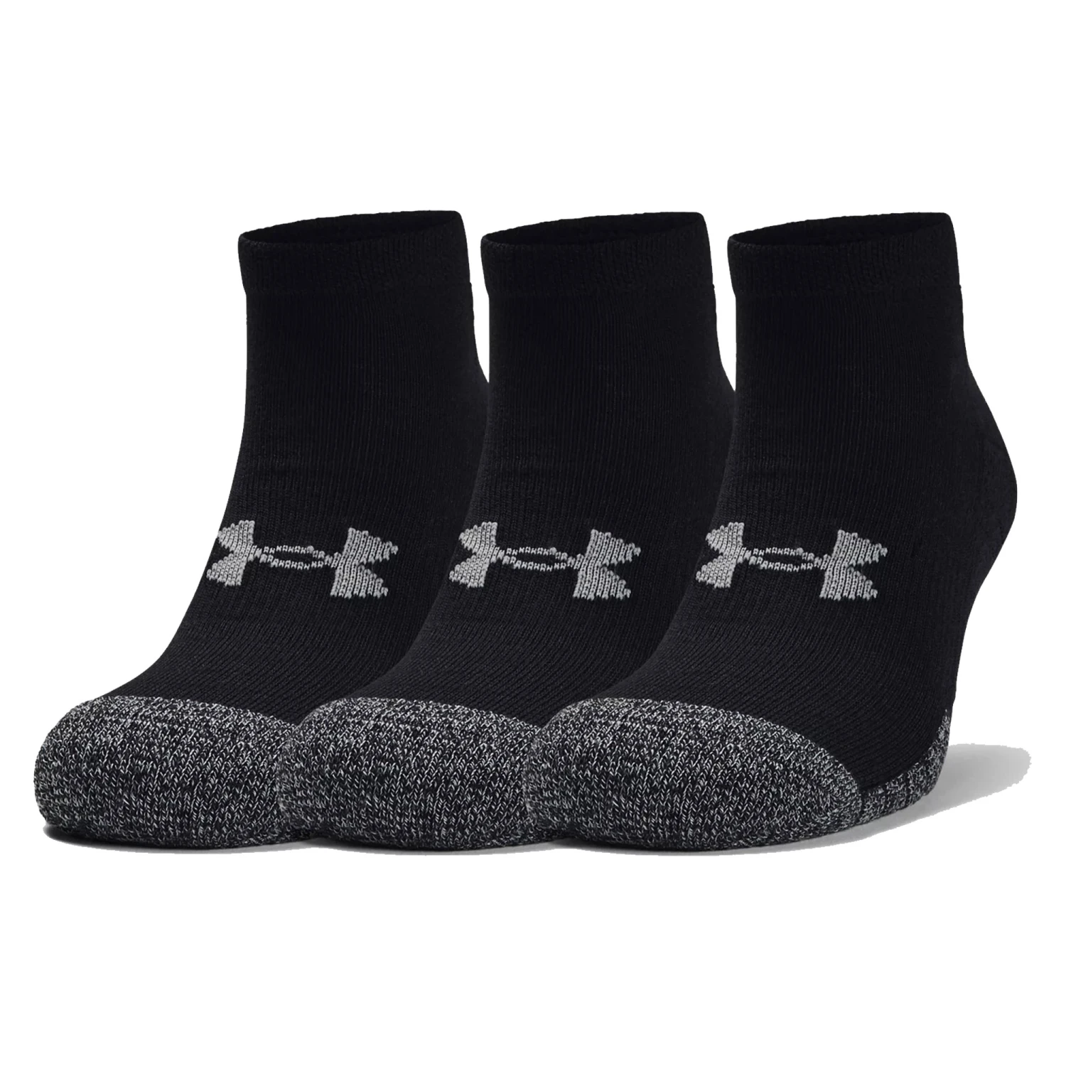 Under Armour HeatGear Low Cut Socks 3-Pack - Black - Medium 1 Under Armour HeatGear Low Cut Socks 3-Pack - Black - Medium