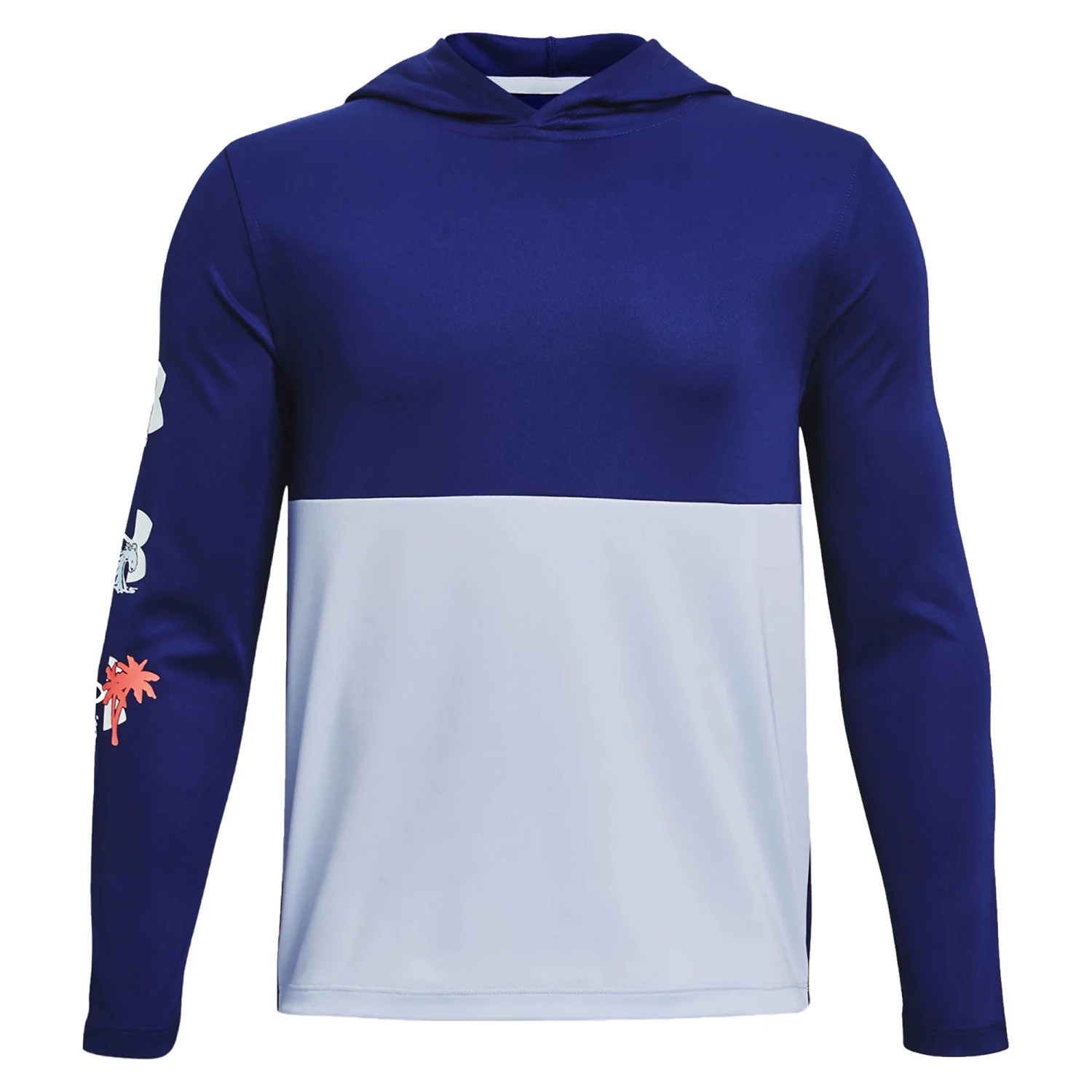 Under Armour Boys UA MultiLogo Golf Hoodie - Bauhaus Blue 1 Under Armour Boys UA MultiLogo Golf Hoodie - Bauhaus Blue