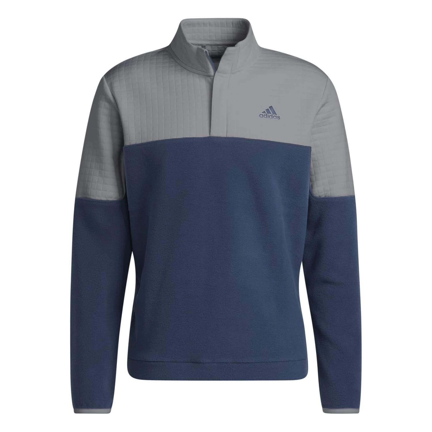 Adidas DWR 1/4 Zip Golf Sweater - Grey Three/Crew Navy 1 Adidas DWR 1/4 Zip Golf Sweater - Grey Three/Crew Navy