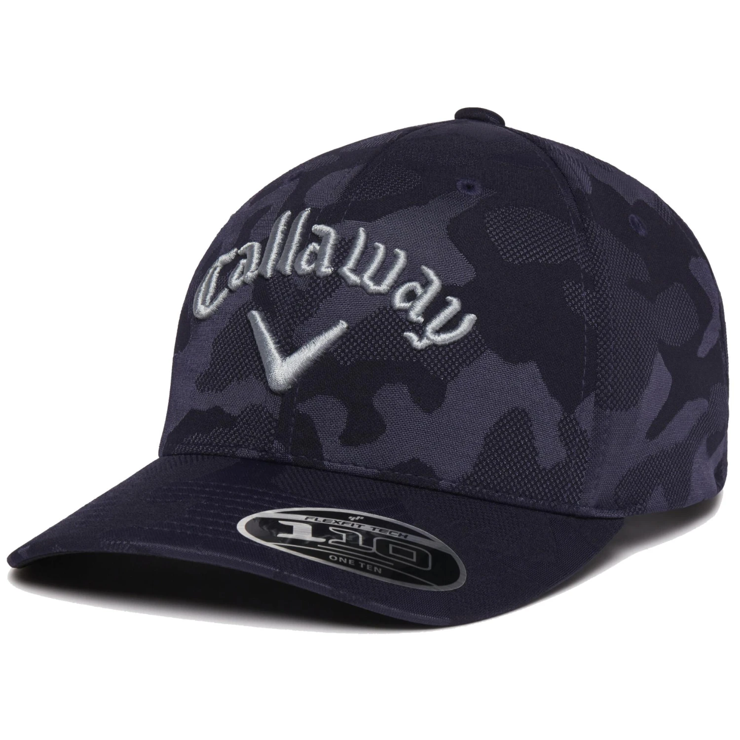 Callaway Jacquard Camo Golf Cap - Navy 1 Callaway Jacquard Camo Golf Cap - Navy