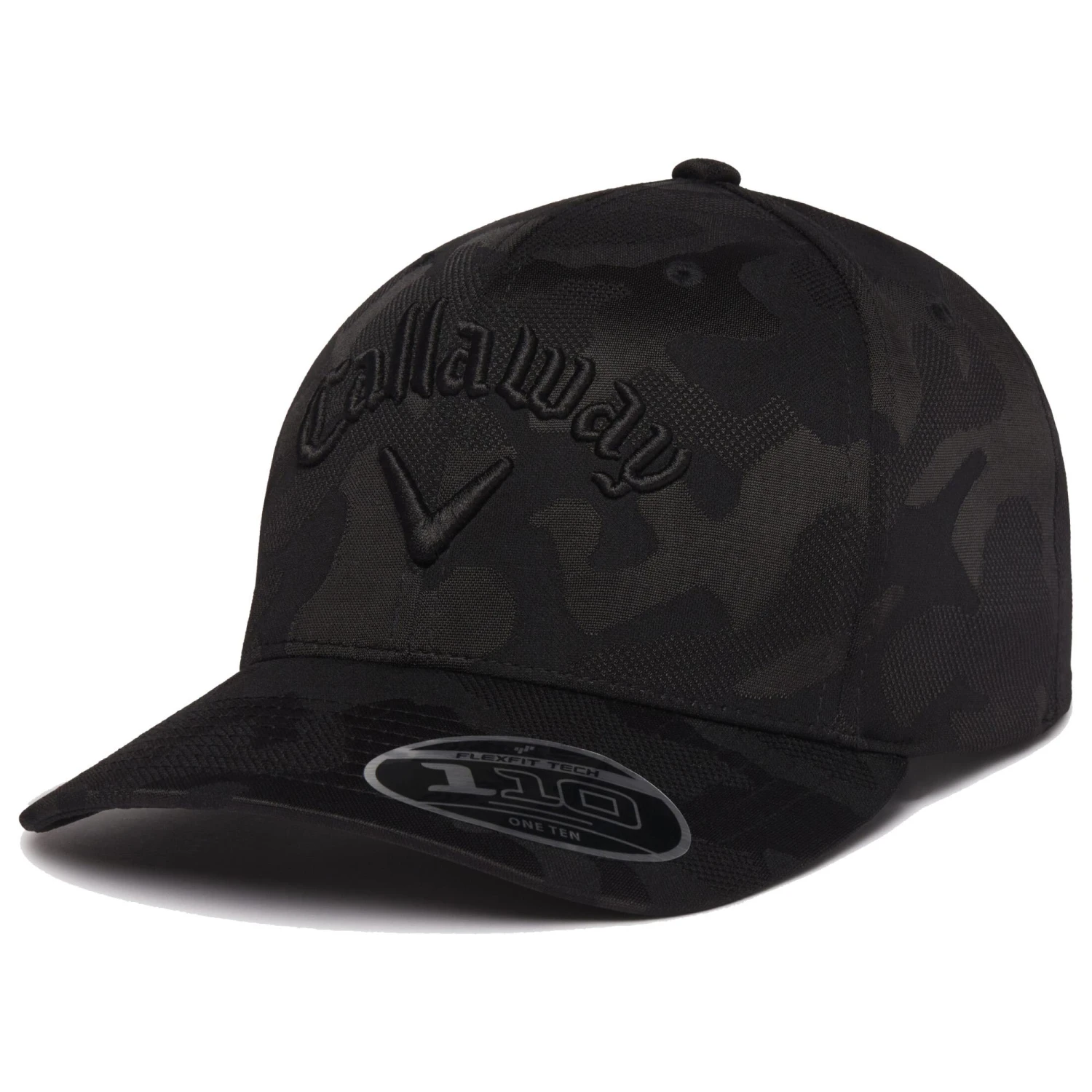 Callaway Jacquard Camo Golf Cap - Black 1 Callaway Jacquard Camo Golf Cap - Black