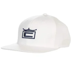 Cobra Golf Tour Crown 110 Snapback Cap - White