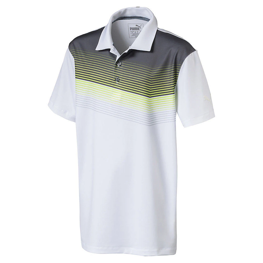 Puma Junior Road Map Golf Polo 1 Puma Junior Road Map Golf Polo