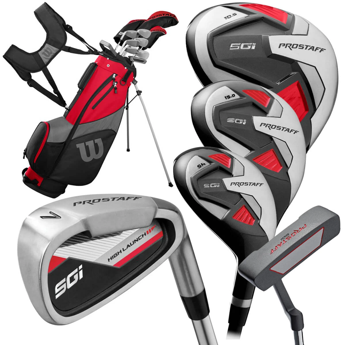 Wilson ProStaff SGI Golf Package Set - Men's 1 Wilson ProStaff SGI Golf Package Set - Men's