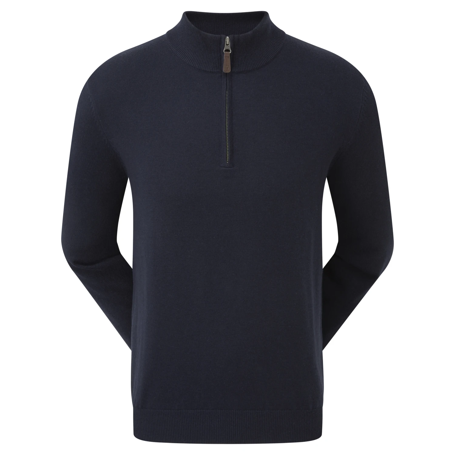 FootJoy Wool Blend 1/2 Zip Sweater - Navy 1 FootJoy Wool Blend 1/2 Zip Sweater - Navy