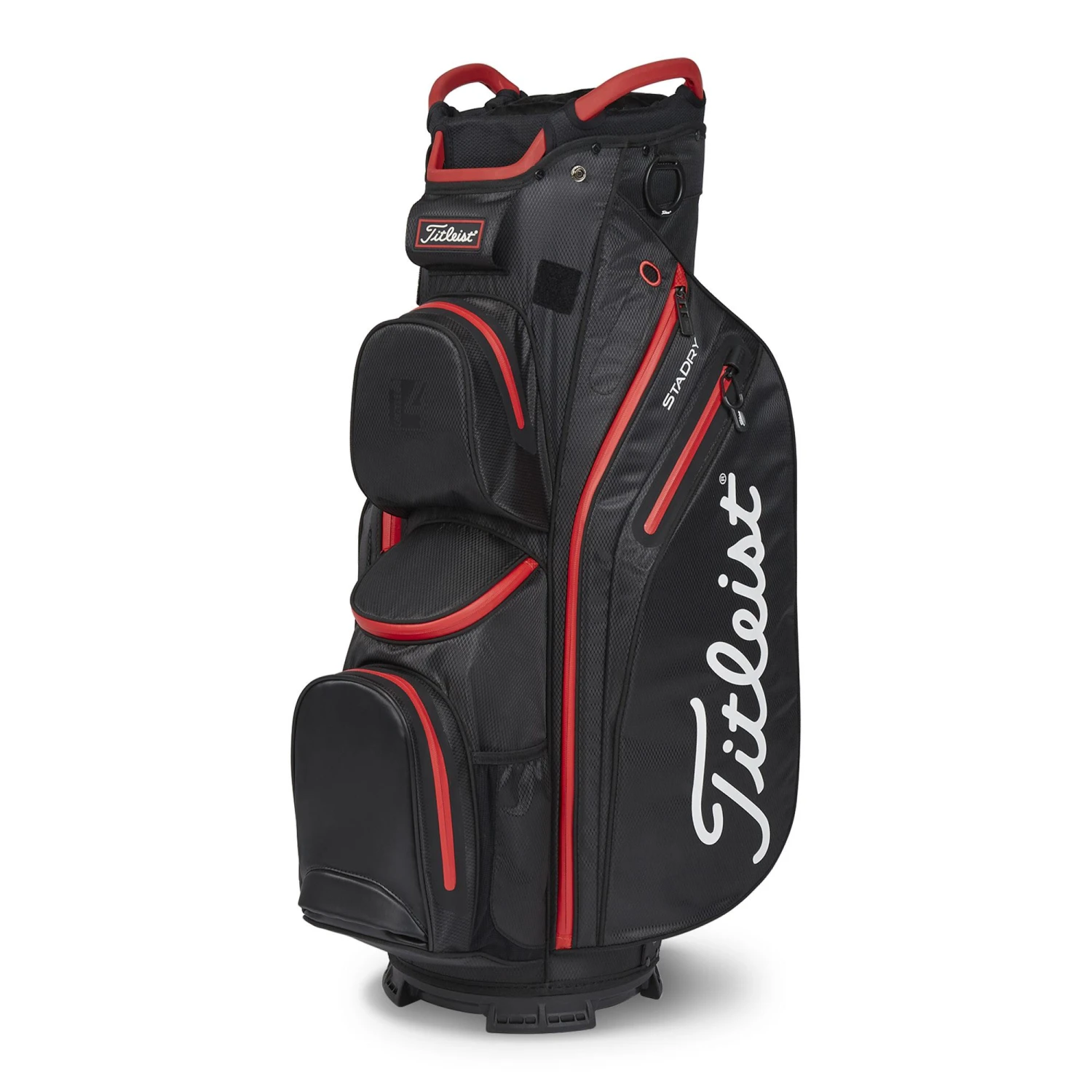 Titleist Cart 14 StaDry Golf Cart Bag - Black/Red 1 Titleist Cart 14 StaDry Golf Cart Bag - Black/Red
