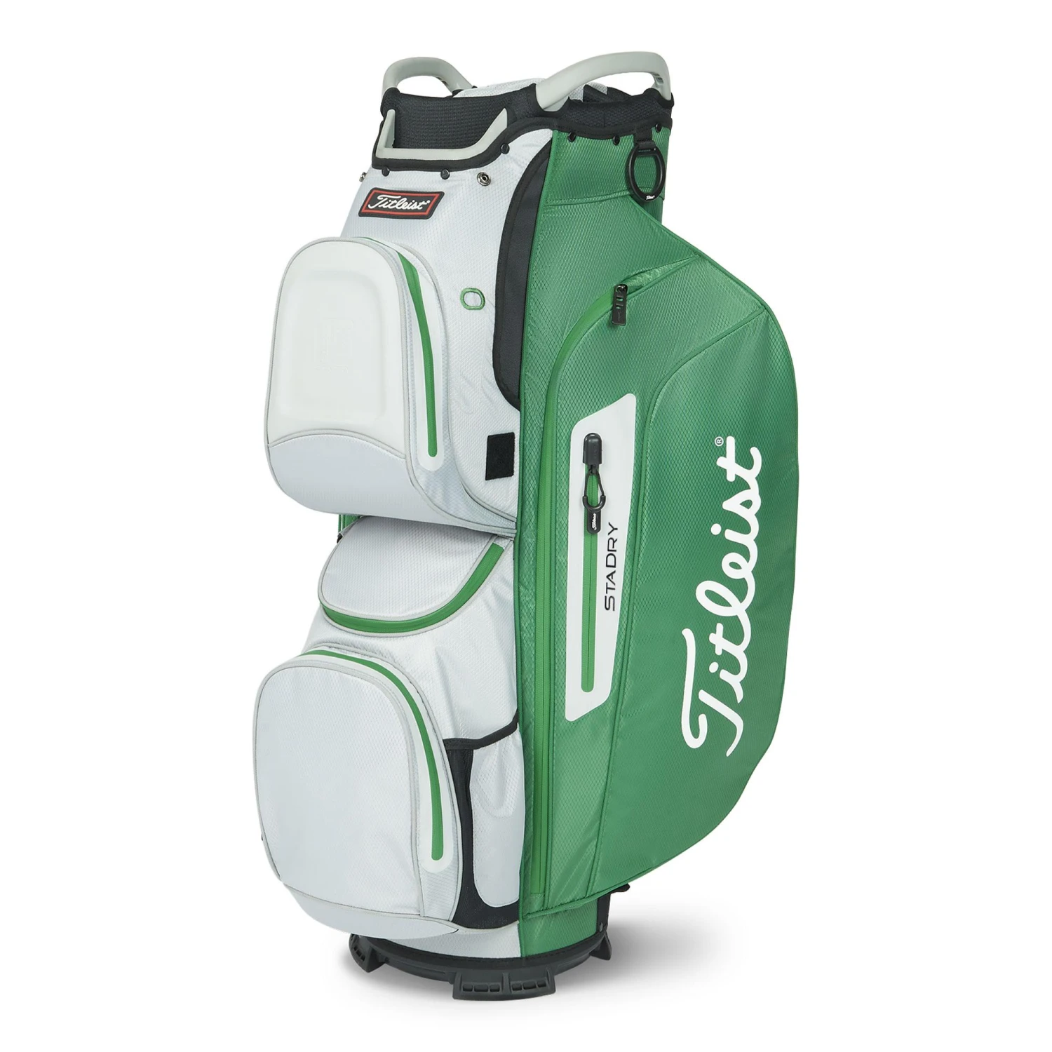 Titleist Cart 15 StaDry Golf Cart Bag - Green/Grey/Black 1 Titleist Cart 15 StaDry Golf Cart Bag - Green/Grey/Black