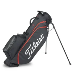 Titleist Players 4 Golf Stand Bag - Black/Black/Red