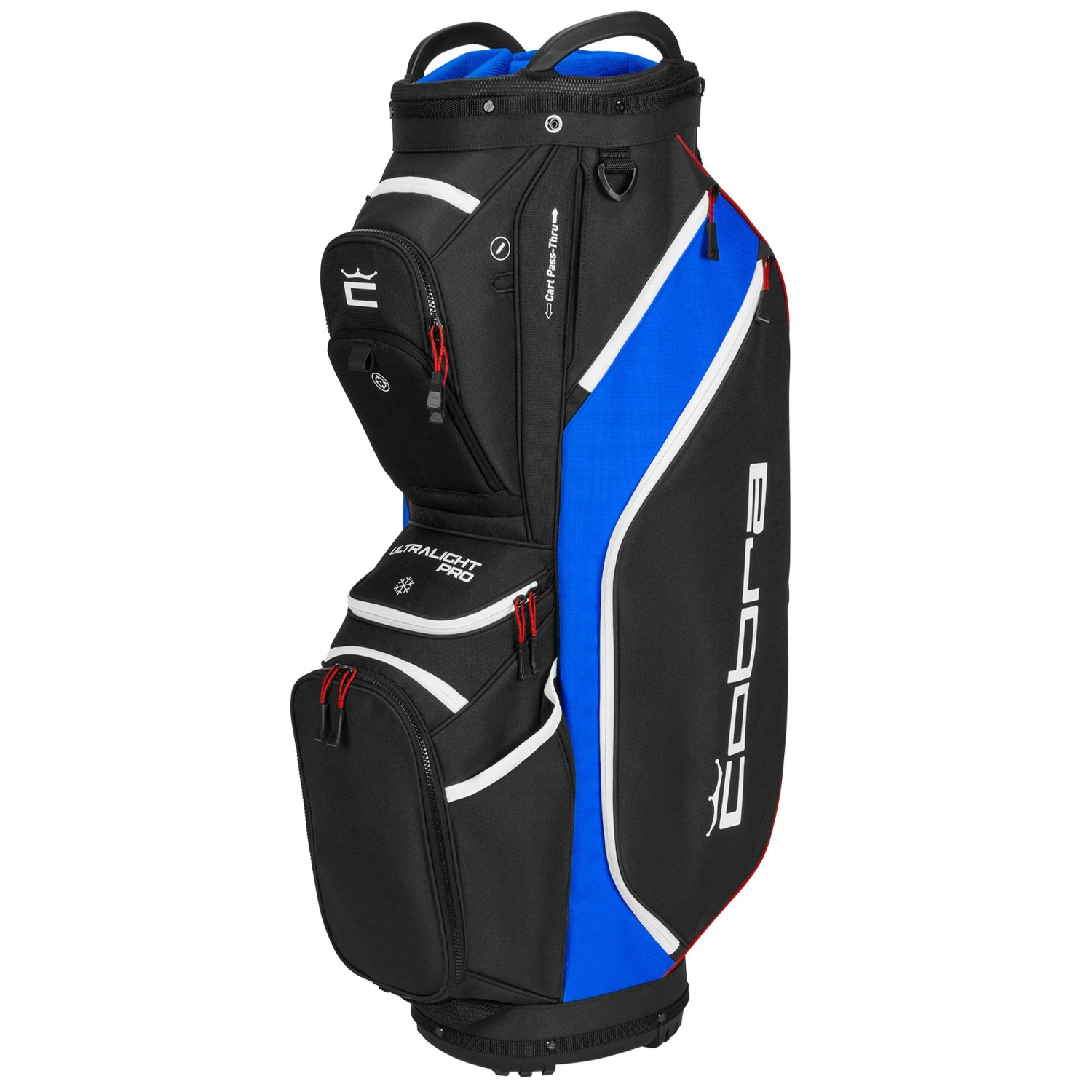 Cobra Ultralight Pro Golf Cart Bag - Puma Black/Electric Blue 1 Cobra Ultralight Pro Golf Cart Bag - Puma Black/Electric Blue