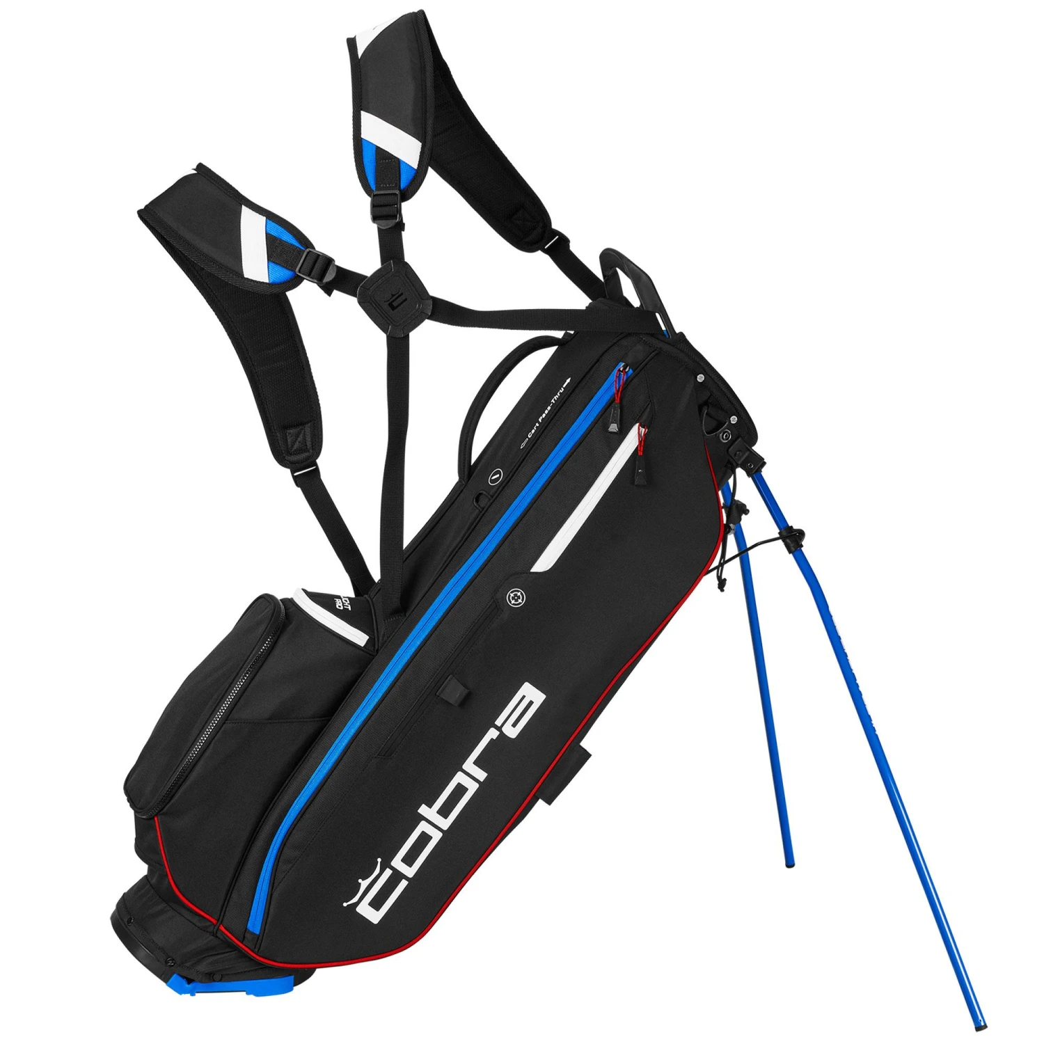 Cobra Ultralight Pro Golf Stand Bag - Puma Black/Electric Blue 1 Cobra Ultralight Pro Golf Stand Bag - Puma Black/Electric Blue